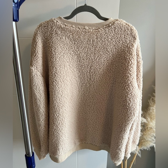 Tan Teddy Crew Neck - 2X - Picture 6 of 7